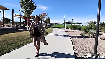 Older American Milf Enjoys Outdoor Romp In The Open Air