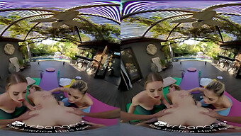 Blond Babe Onanerer I Virtual Reality-Porno