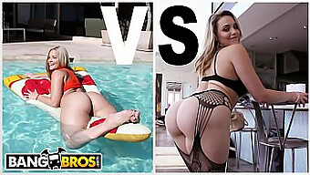 Mia Malkova Og Alexis Texas Går Head-To-Head I En Pawg Rumpe Parade