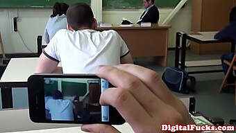 Taissia Shanti Gets Her Pussy Eaten Out In A Classroom