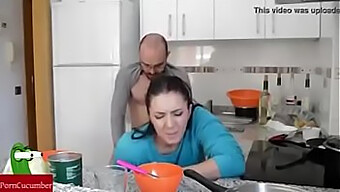 Family Fun: Husband And Wife Get Naughty In The Kitchen