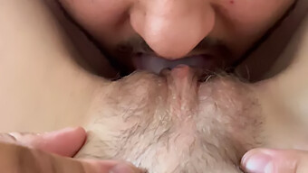 Intimate Homemade Video Of Eating My Girlfriend'S Pussy Up Close