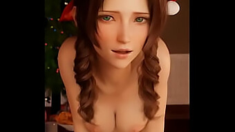 Aerith'S Naughty Christmas Wish Comes True In This Hentai Video