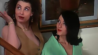 Italienischer Retro-Pornostar In Klassischer Pornoproduktion