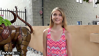 Hannah Hays, A Petite Teen, Engages In Public Cheating With An Amateur Blowjob