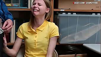 Young Brunette Catarina Petrov Accused Of Theft Gets Her Small Tits And Pussy Penetrated In Lp Office