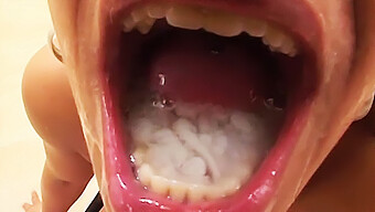 A Throat Opened Wide By Cum