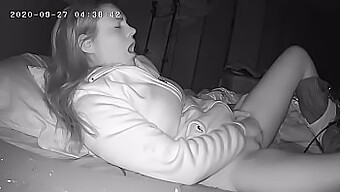 Early Riser Indulges In Solo Pleasure With Hidden Camera