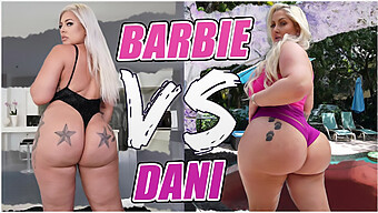 Mz Dani Og Ashley Barbies Episke Vakre Fete Kvinner Kjemper På Bang Bros