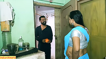 Secret Rendezvous Between A Sultry Housewife And The Owner'S Son In A Steamy Hindi Web Series