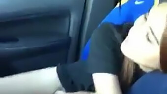 Filipina Girl Having Sex In A Car