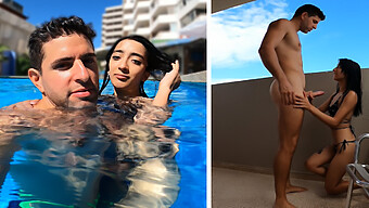 Video Casero De Una Chica Argentina Recogida En La Piscina Y Follada En Una Habitación De Hotel