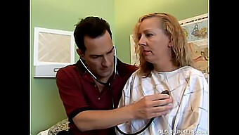 Old Housewife Gets Naughty With Her Doctor During A Check-Up