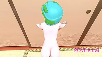 การล้อเลียน Hentai จากด้านหลังด้วย Earth-Chan