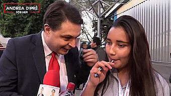 Unusual footage of a Mexican lollipop and Andrea Dipre's oral skills