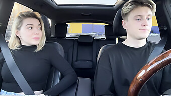 Blonde Teen Gives A Blowjob To Taxi Driver In Pov Video