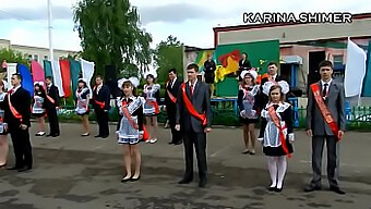 Russian schoolgirls showcase their dance moves in upskirt video