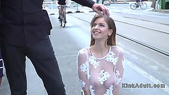 Stella Cox Flaunts Her Assets In Public