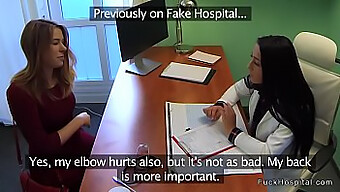 Lesbian Nurses And A Doctor Engage In Sexual Activities With An Injured Woman