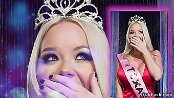 Doble Penetración De Miss America En Una Orgía Bdsm